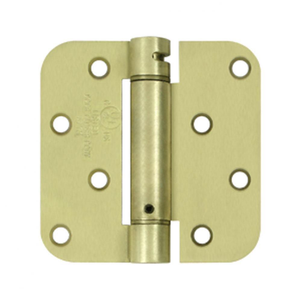 4'' x 4'' x 5/8'' Spring Hinge Benchmark, UL Listed