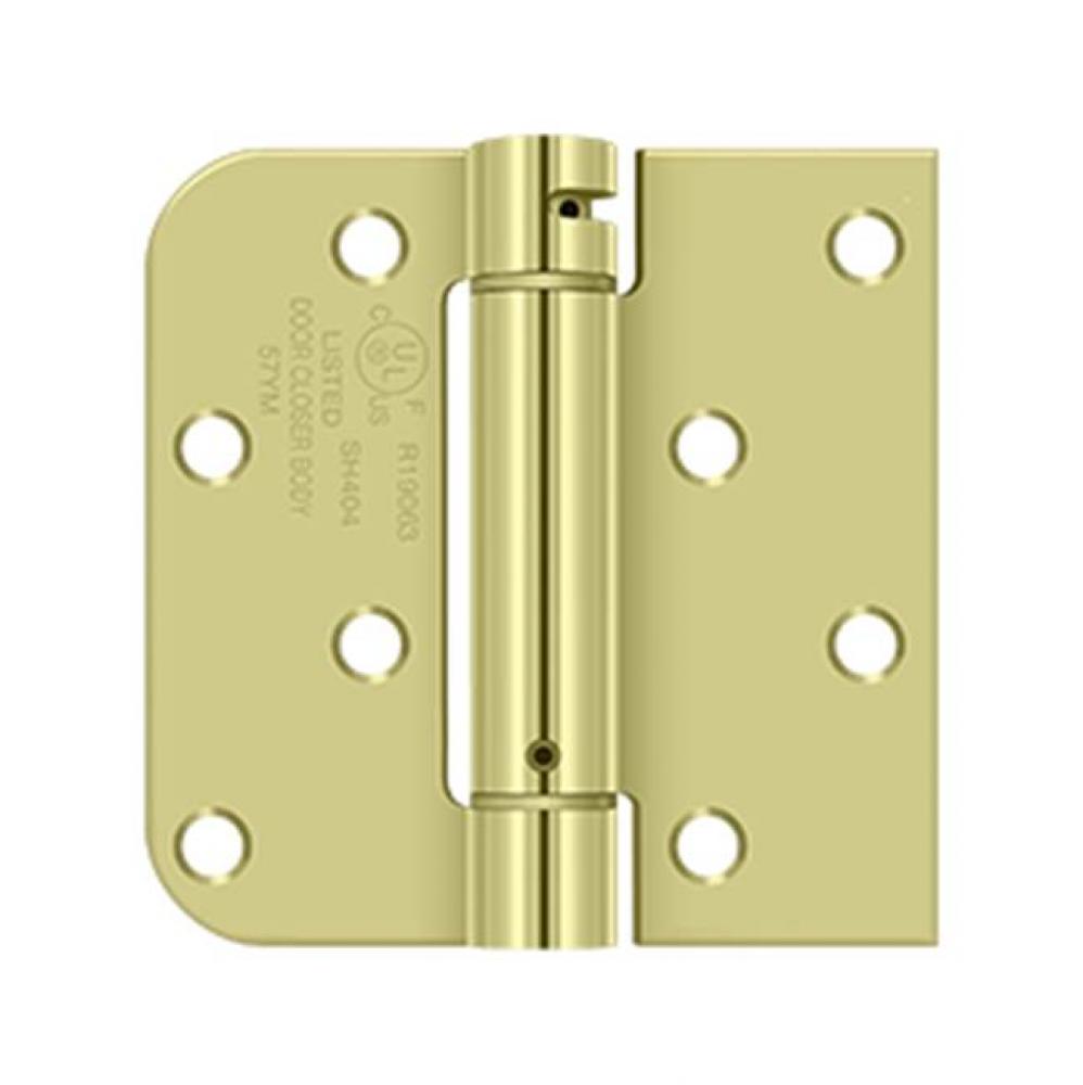 4'' x 4'' x 5/8'' x SQ Spring Hinge, UL Listed