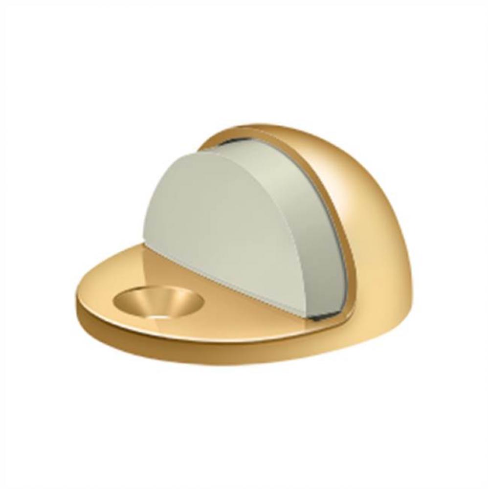 Dome Stop Low Profile, Solid Brass