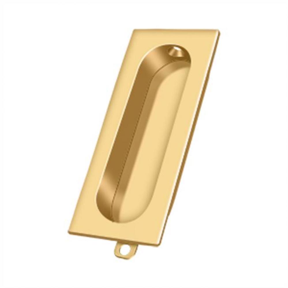 Flush Pull, Rectangle, 3-1/8'' x 1-3/8'' x 1/2''