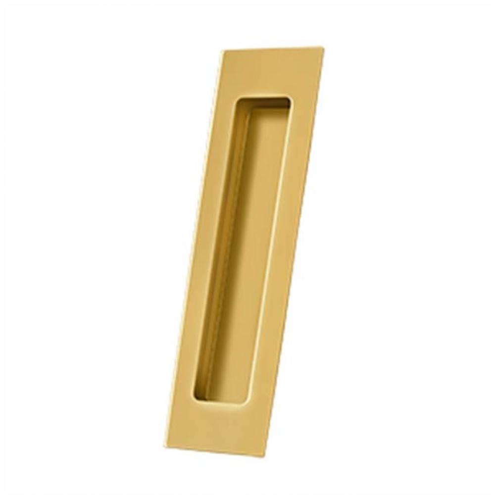 Flush Pull, Rectangular, HD, 7'' x 1-7/8'' x 3/8'', Solid Brass