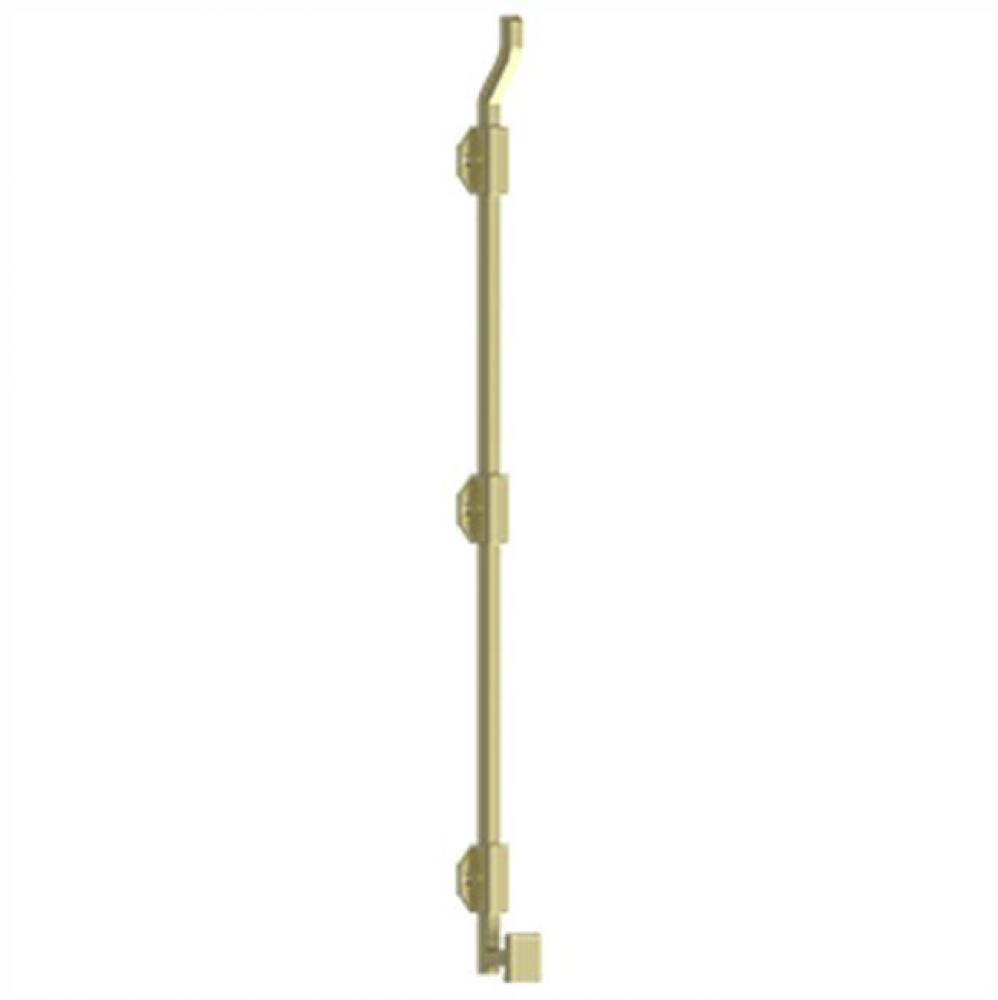 26'' Modern Offset Surface Bolt, HD, Solid Brass