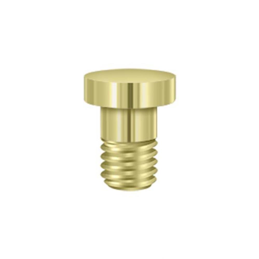 Extended Button Tip for Solid Brass Hinges