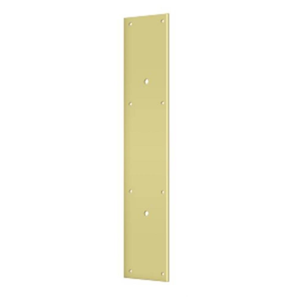 Push Plate 20'' for 10'' Door Pull