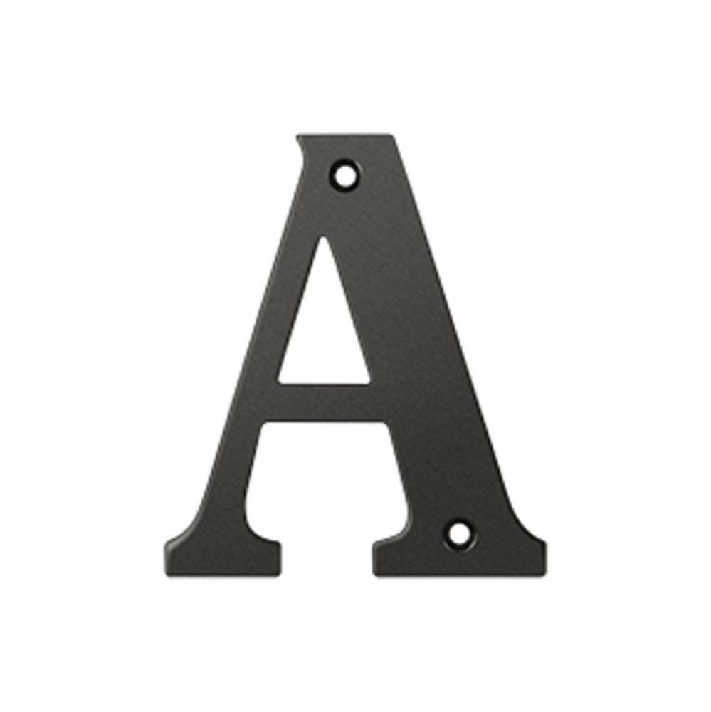 4'' Residential Letter A