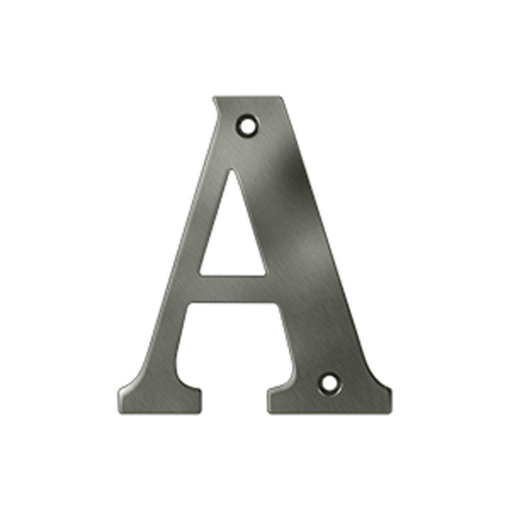 4'' Residential Letter A
