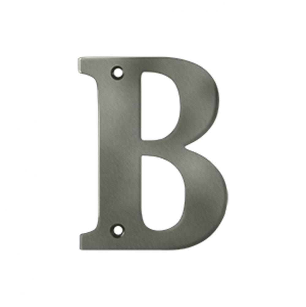 4'' Residential Letter B