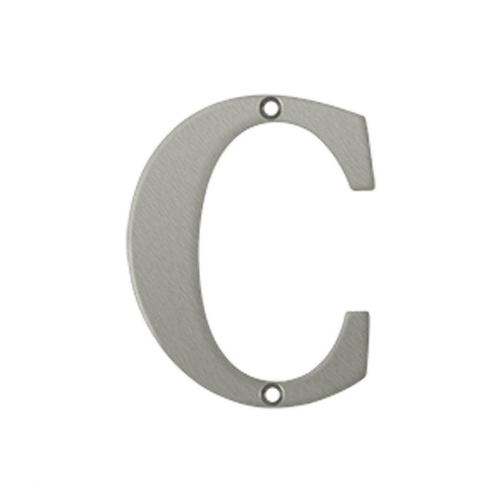 4'' Residential Letter C