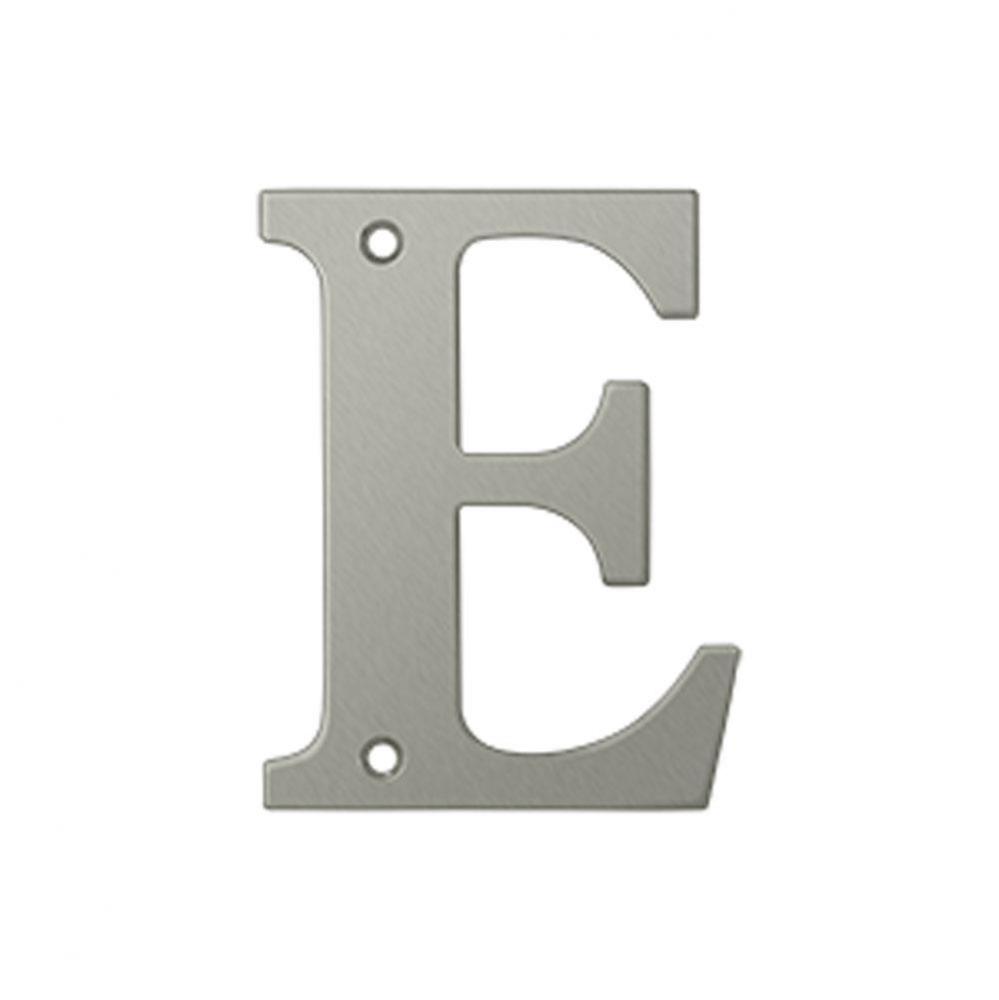 4'' Residential Letter E