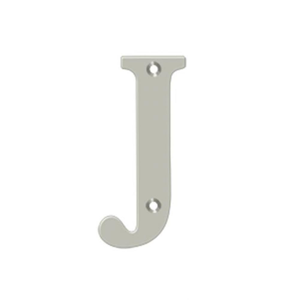 4'' Residential Letter J