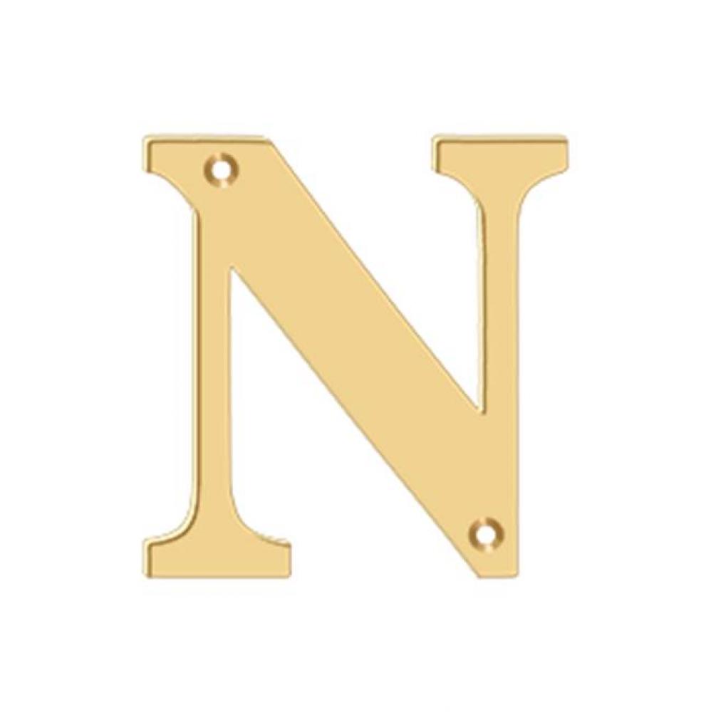 4'' Residential Letter N