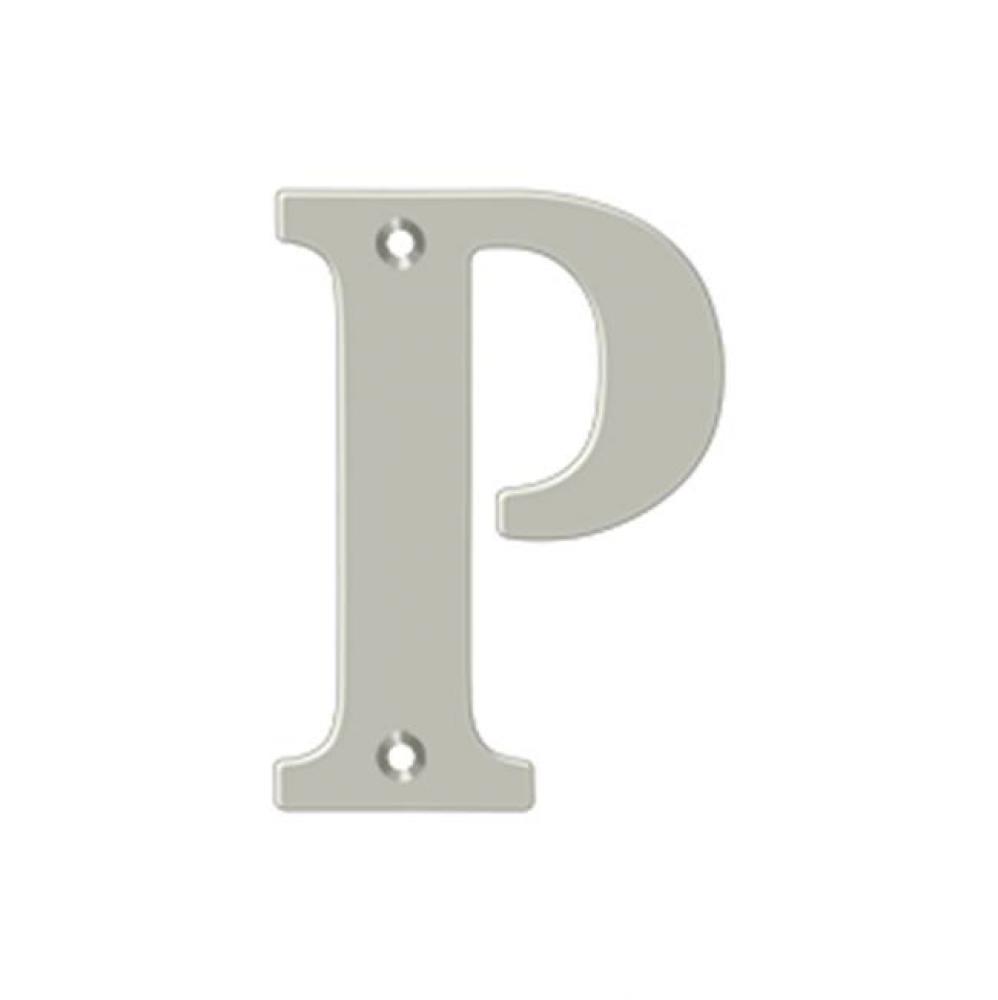 4'' Residential Letter P