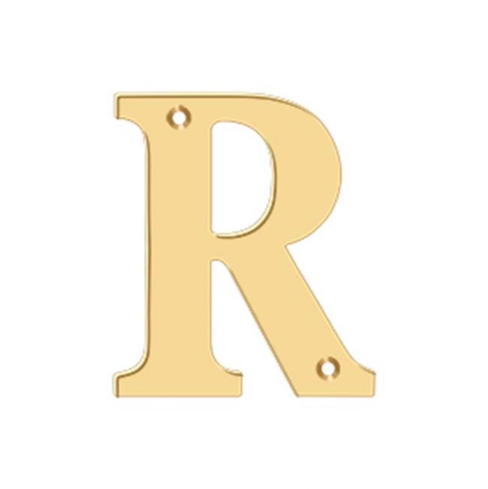 4'' Residential Letter R