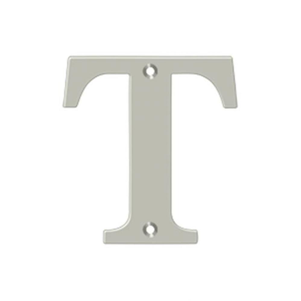 4'' Residential Letter T