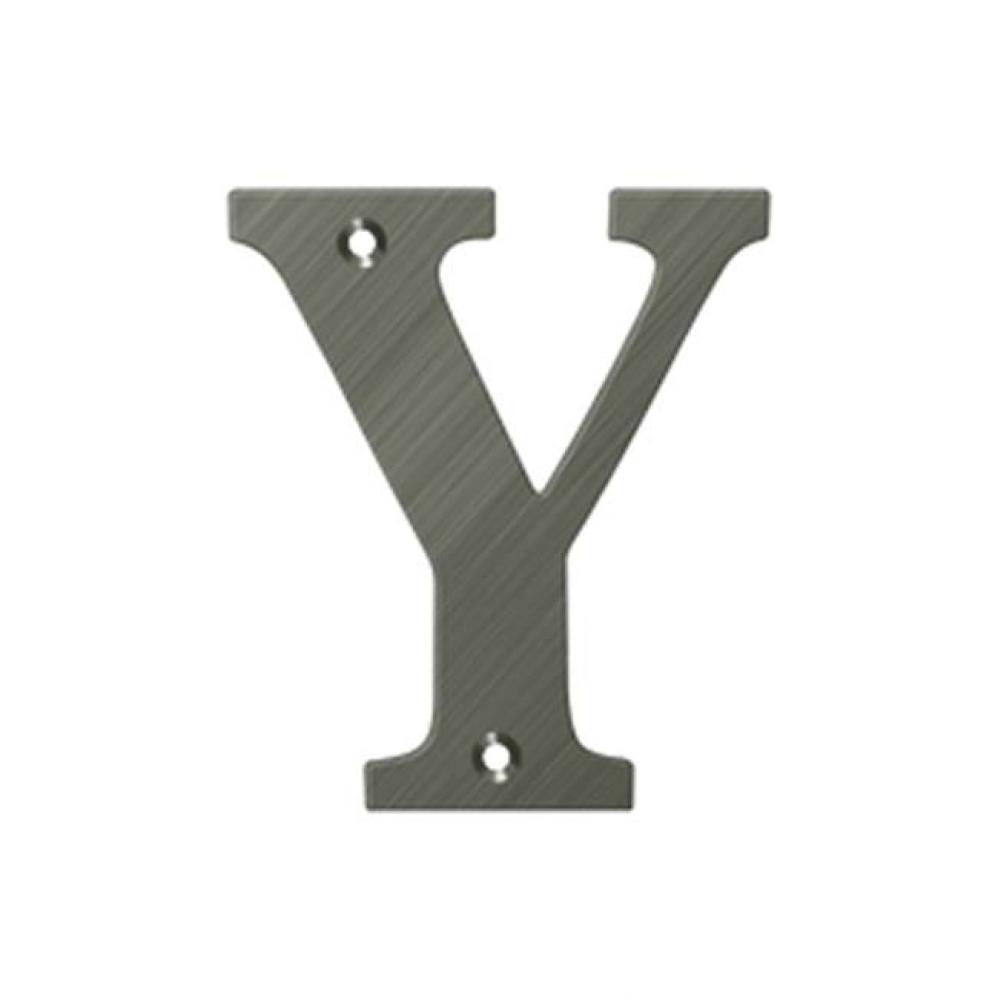 4'' Residential Letter Y