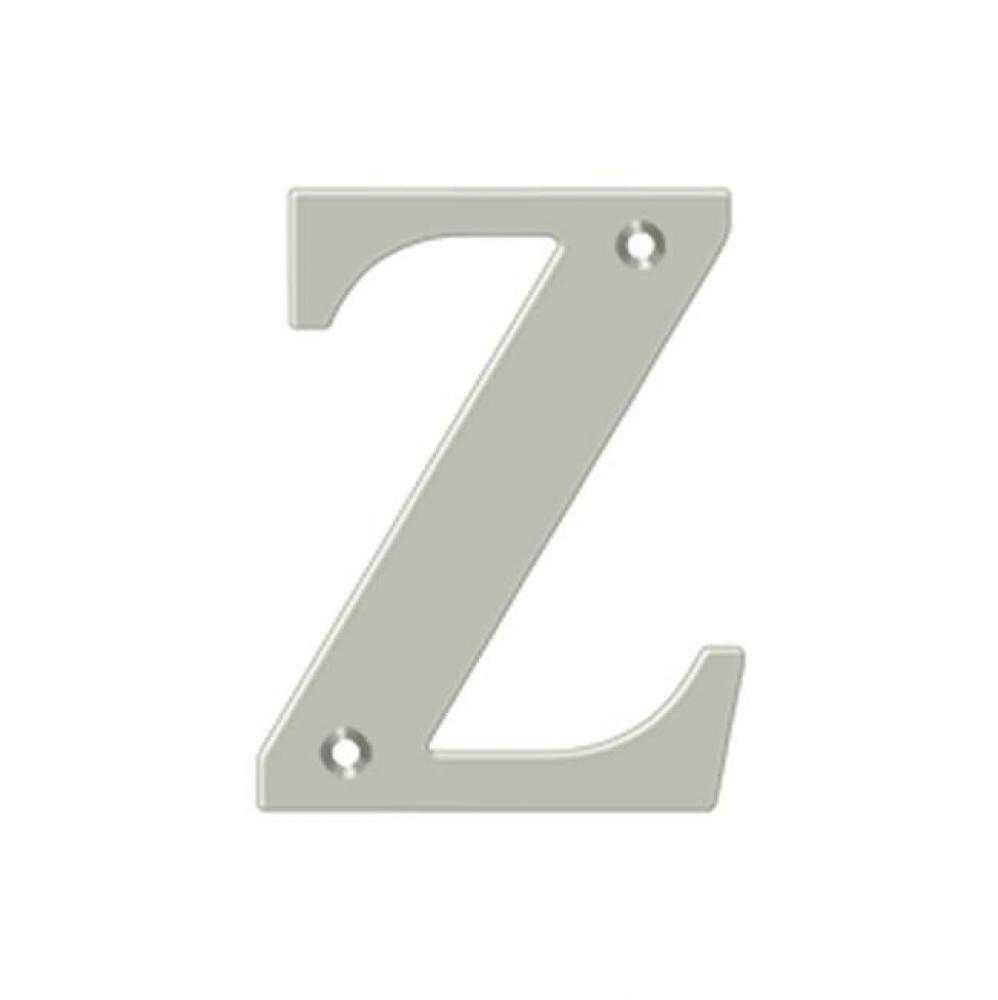 4'' Residential Letter Z
