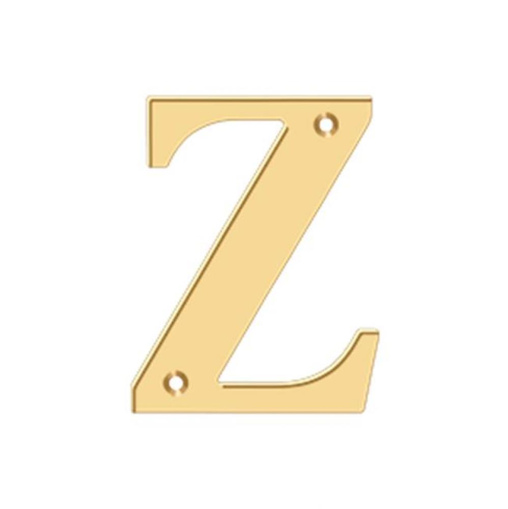 4'' Residential Letter Z