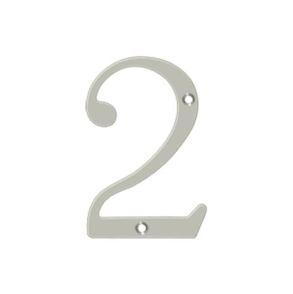 4'' Numbers, Solid Brass