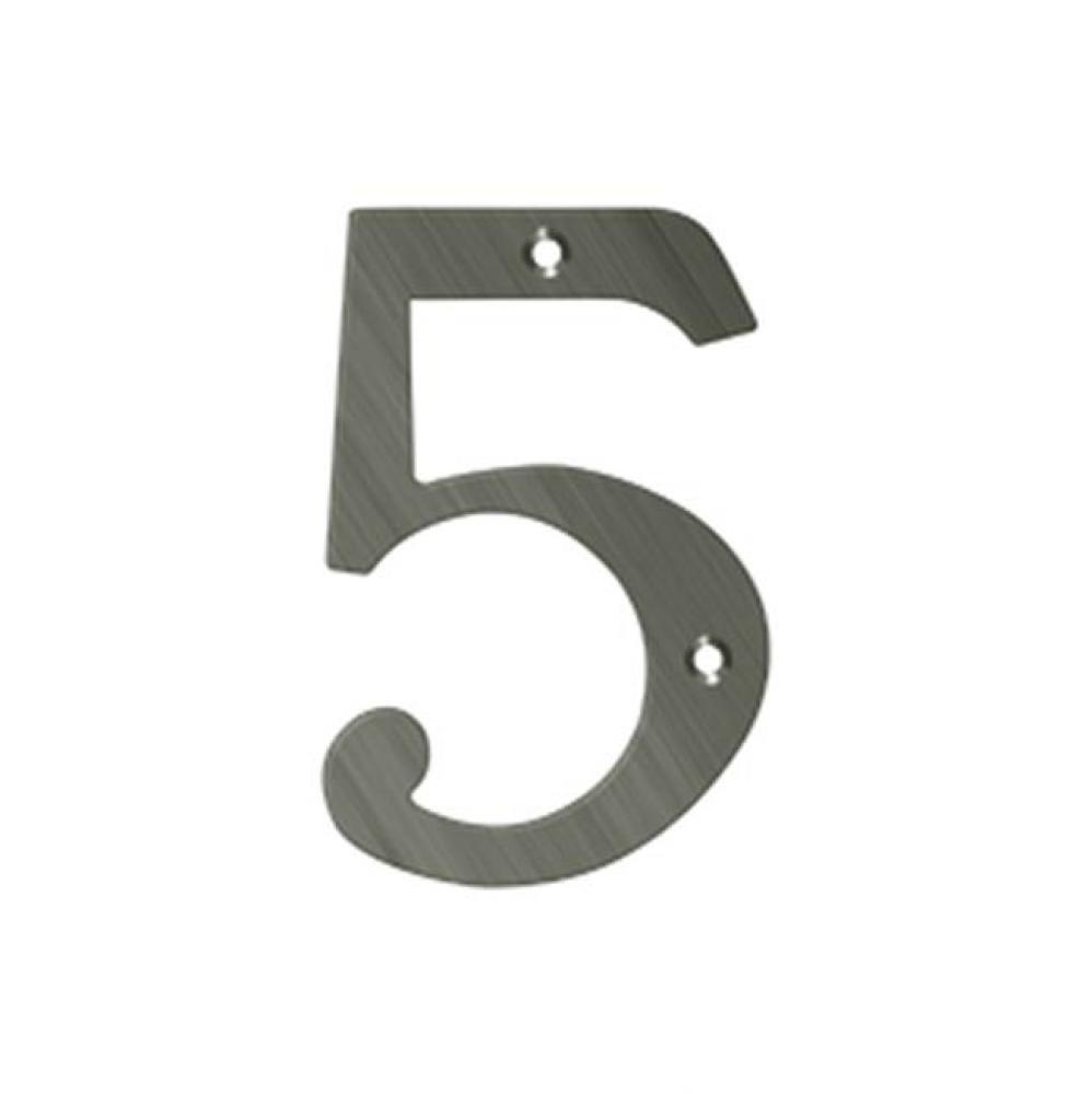 4'' Numbers, Solid Brass