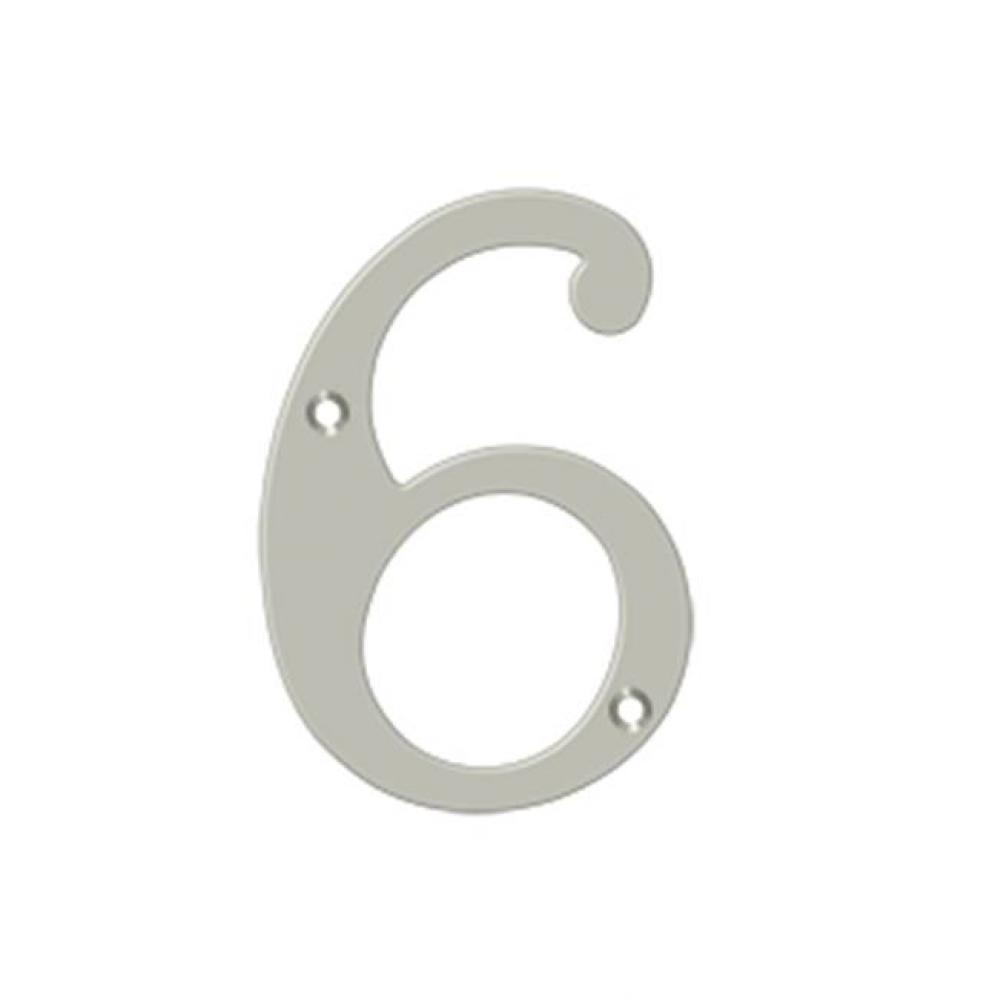 4'' Numbers, Solid Brass