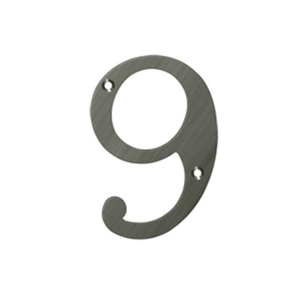 4'' Numbers, Solid Brass