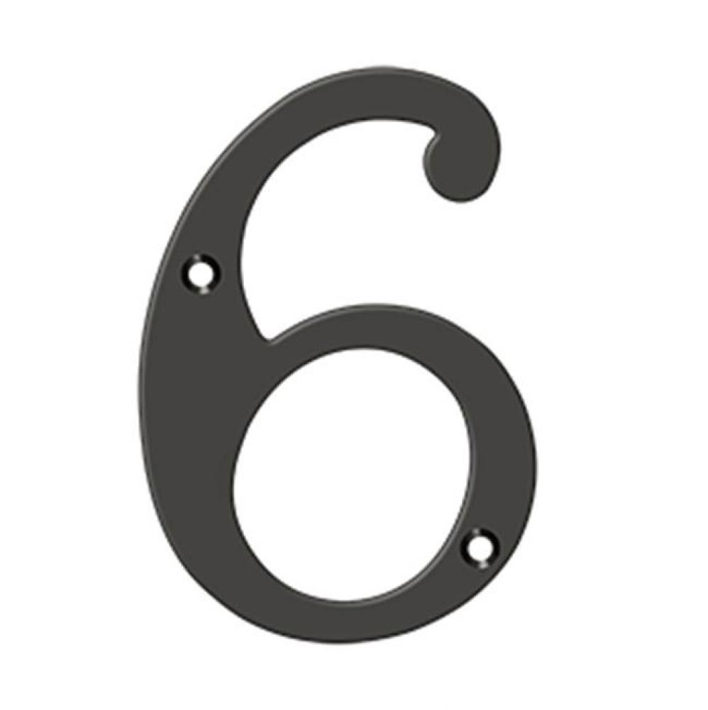 6'' Numbers, Solid Brass