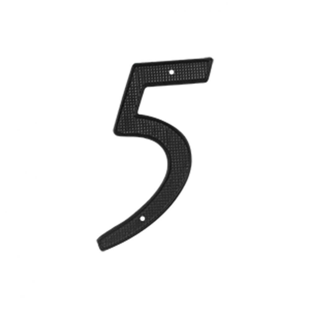 4'' Numbers Zinc Die-Cast, Black