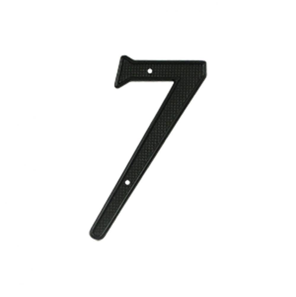 4'' Numbers Zinc Die-Cast, Black