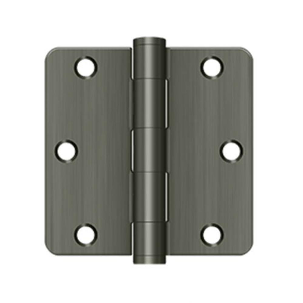 3-1/2'' x 3-1/2'' x 1/4'' Radius Hinge, HD
