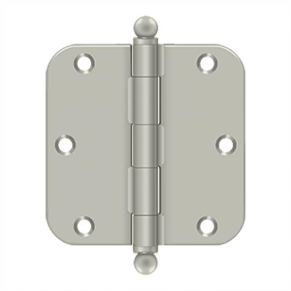 3-1/2'' x 3-1/2'' x 5/8'' Radius Hinge, w/ Ball Tips