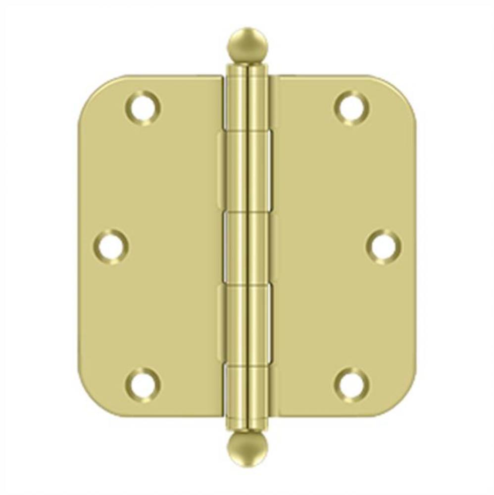 3-1/2'' x 3-1/2'' x 5/8'' Radius Hinge, w/ Ball Tips