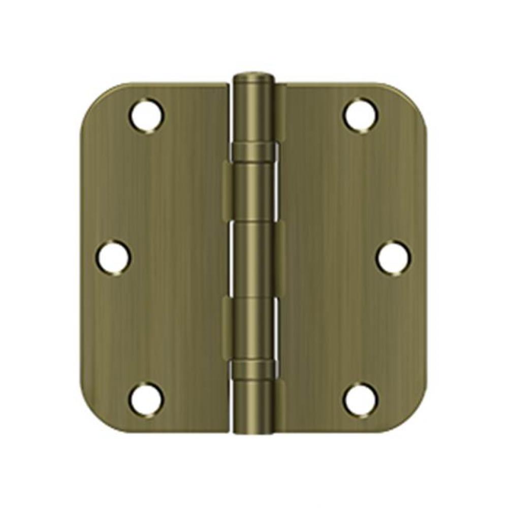 3-1/2'' x 3-1/2'' x 5/8'' Radius Hinge, Ball Bearing