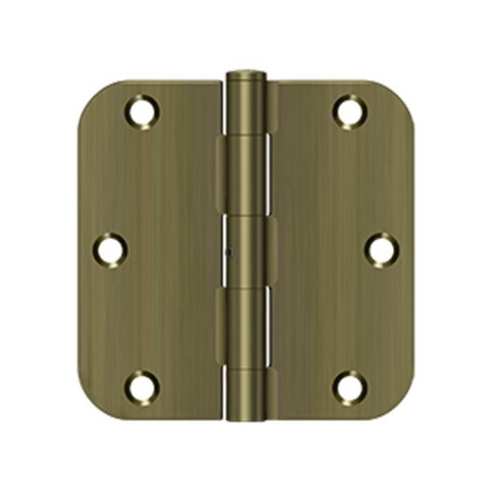 3-1/2'' x 3-1/2'' x 5/8'' Radius Hinge, Residential Thickness