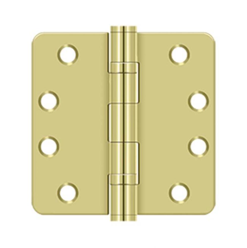 4'' x 4'' x 1/4'' Radius Hinge, HD, Ball Bearings