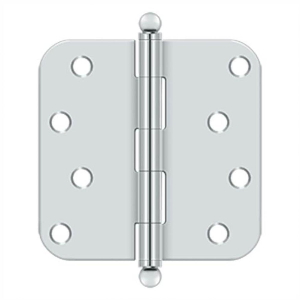 4'' x 4'' x 5/8'' Radius Hinge, w/ Ball Tips
