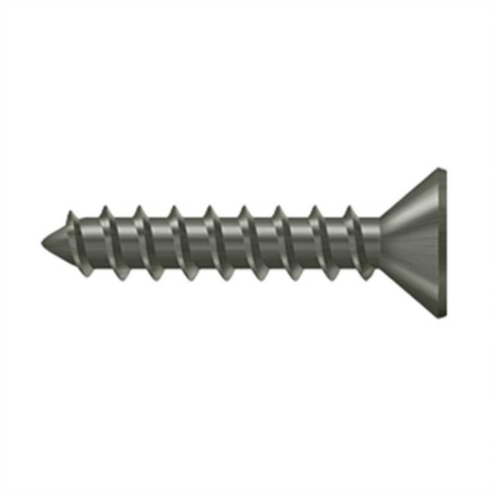 Wood Screw, Steel, No.10 x 1''