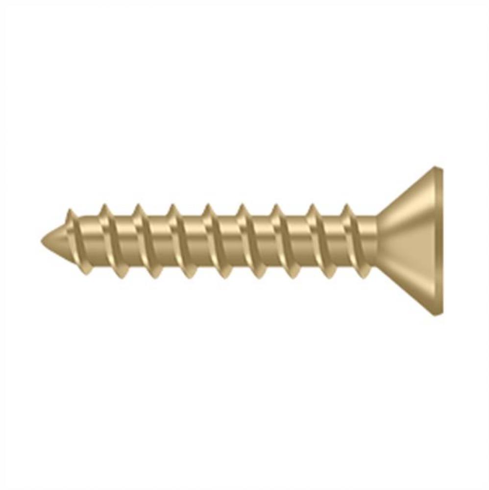 Wood Screw, Steel, No.10 x 1''
