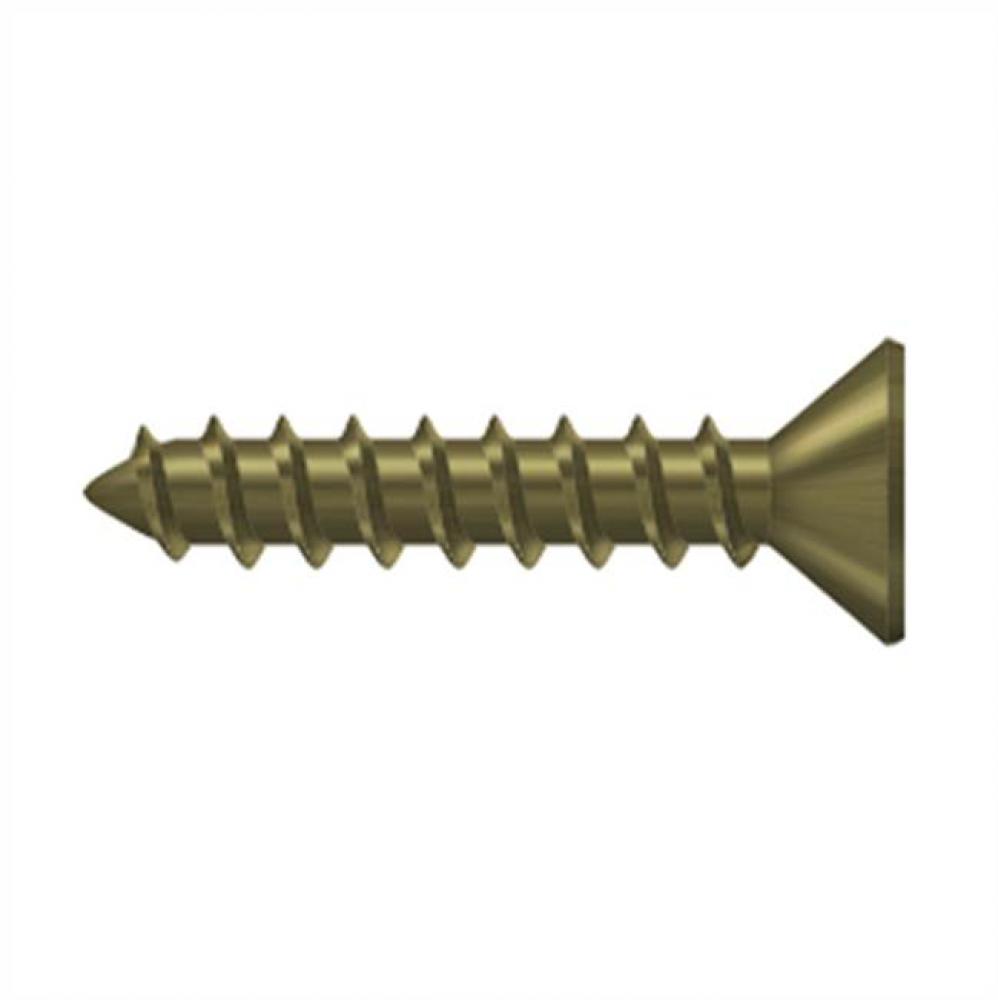 Wood Screw, Steel, No.10 x 1''