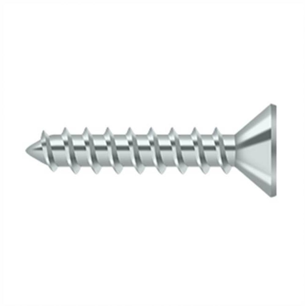 Wood Screw, Steel, No.10 x 1''