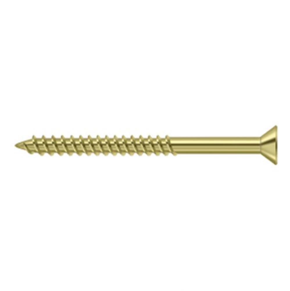 Wood Screw, Steel, No.10 x 2-1/2''