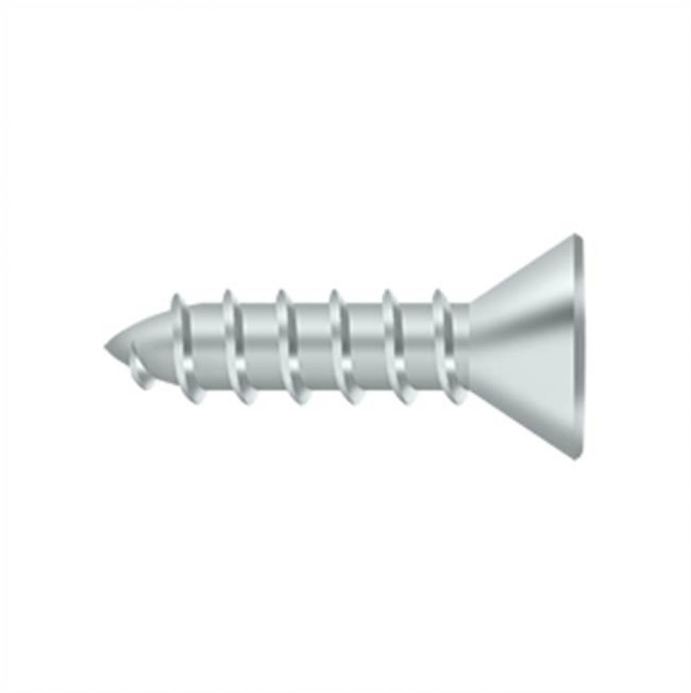 Wood Screw, Steel, No.10 x 3/4''