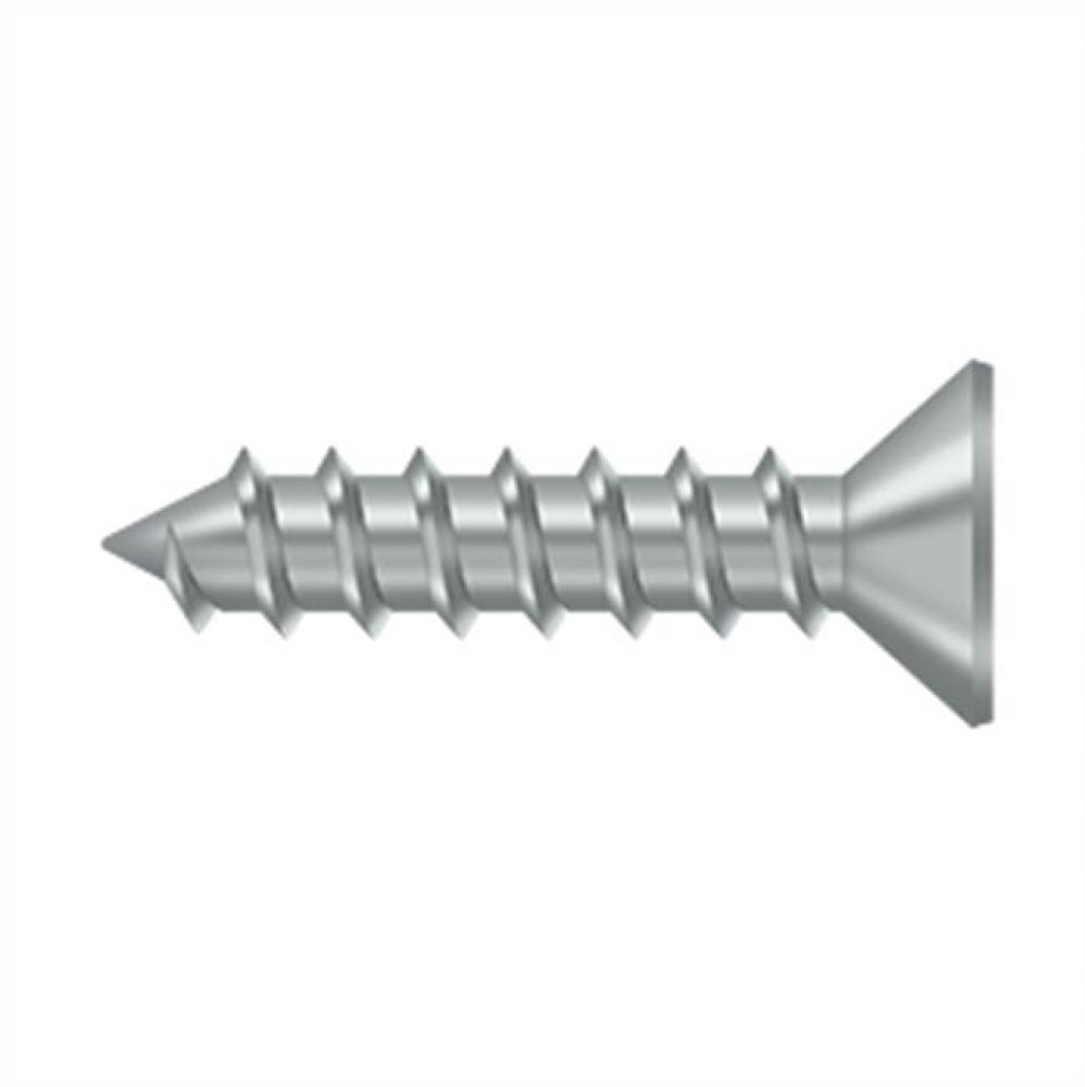 Wood Screw, Steel, No.12 x 1''