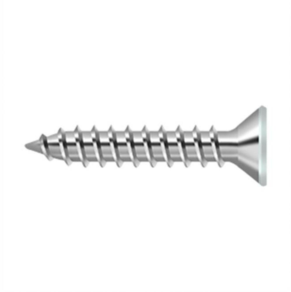 Wood Screw, Steel, No.9 x 1''