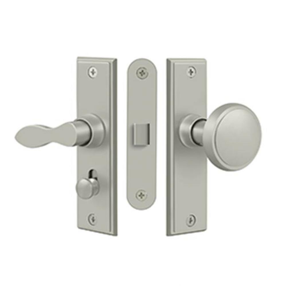 Storm Door Latch, Square, Mortise Lock