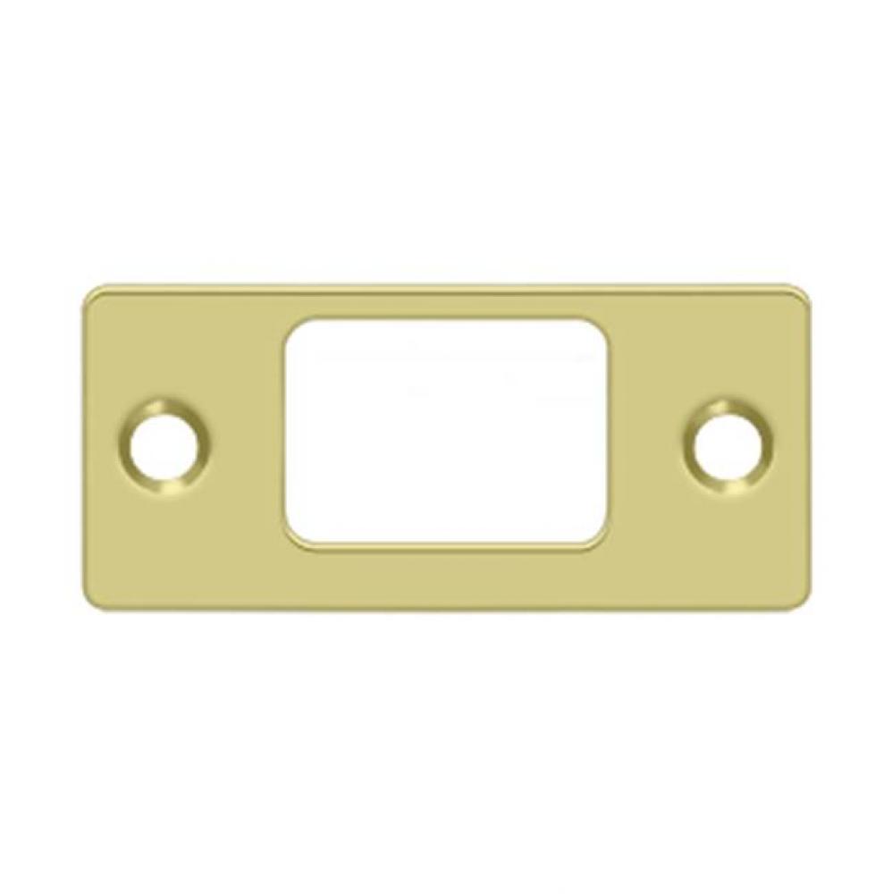 Strike Plate, Deadbolt, 2-3/4'' x 1-1/4''