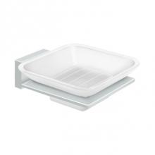 Deltana 55D2012-26 - Frosted Glass Soap Dish, 55D Series