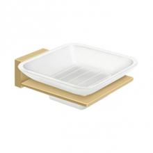 Deltana 55D2012-4 - Frosted Glass Soap Dish, 55D Series