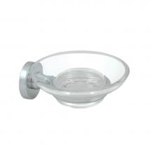 Deltana BBN2012-26 - Frosted Glass Soap Dish, BBN Series