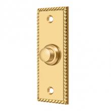 Deltana BBSR333CR003 - Bell Button, Rectangular with Rope Pattern