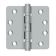 Deltana DSB4R4NB26D - 4'' x 4'' x 1/4'' Radius Hinges, Ball Bearings, NRP, Solid Brass
